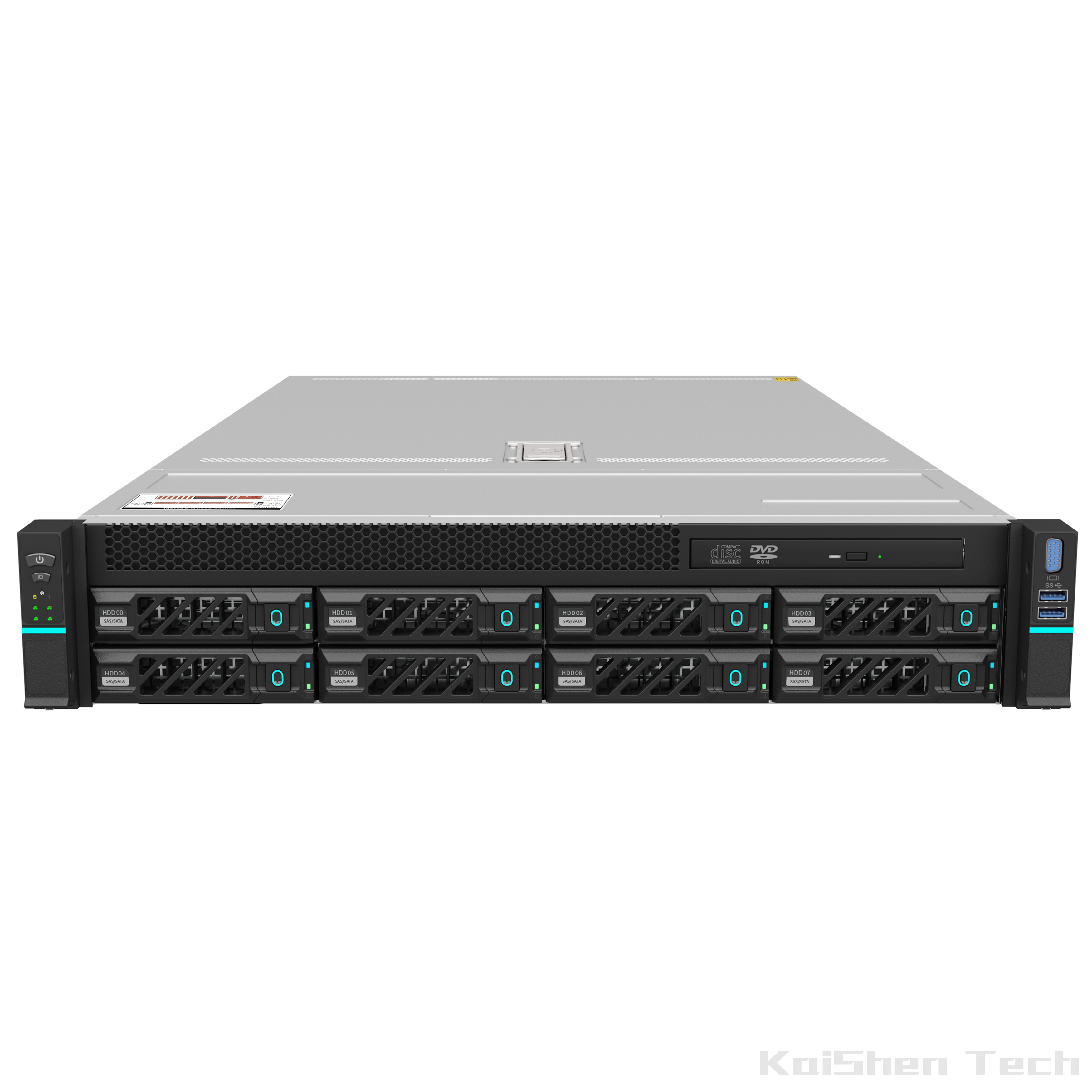 2u8-Bay L-Shaped Physical Server - Shenzhen Kaishen